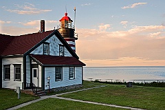 Sunset By Most Eastern Lighthouse in America
